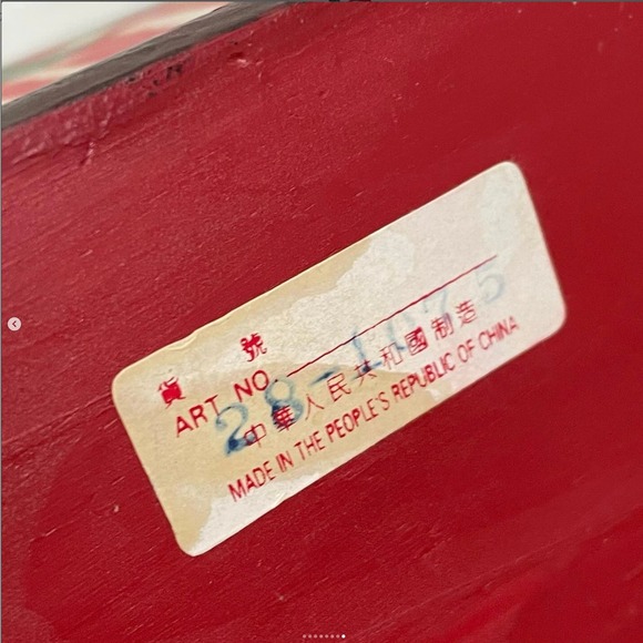 Vintage Christmas Santa Mailbox Card Holder Letter Mail Painted Box - Picture 8 of 8